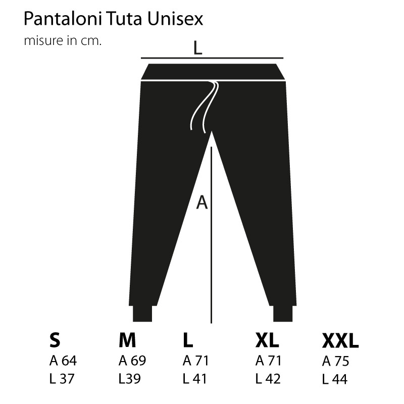 Pantalone tuta unisex